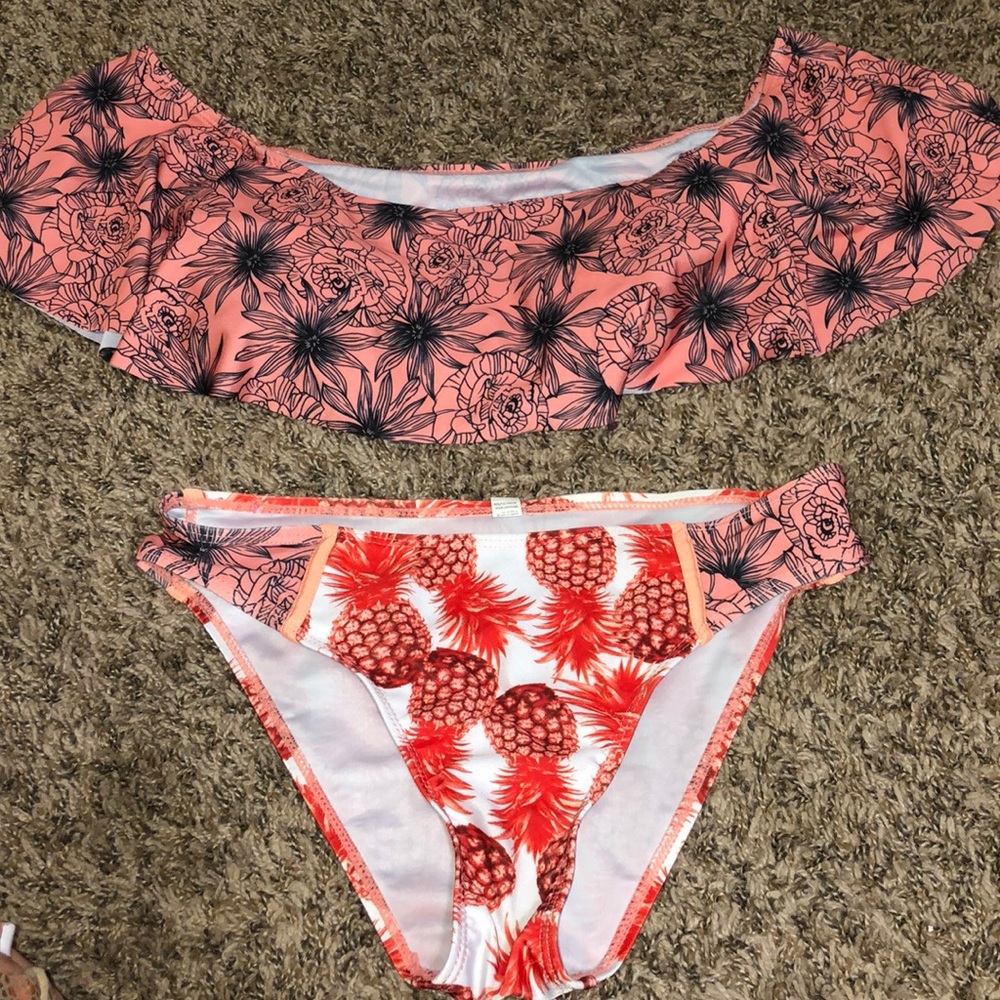 off the shoulder swim suit